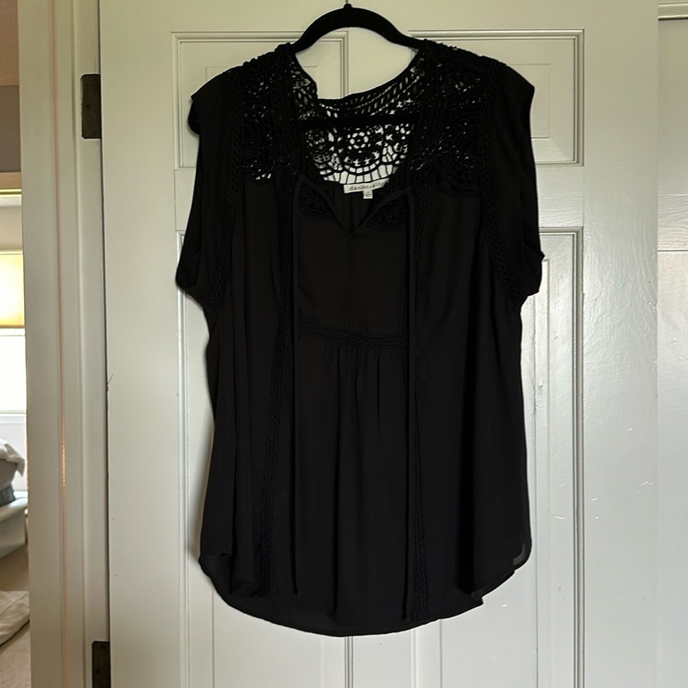 1 XL Daniel Rainn black tank top